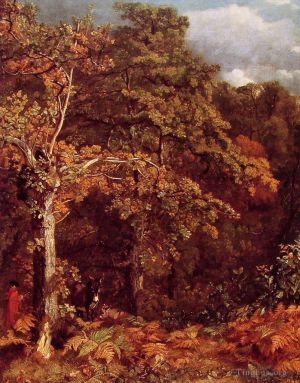John Constable Werk - Bewaldete Landschaft