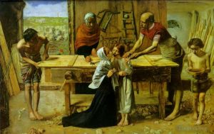 John Everett Millais Werk - Christus Zimmermann