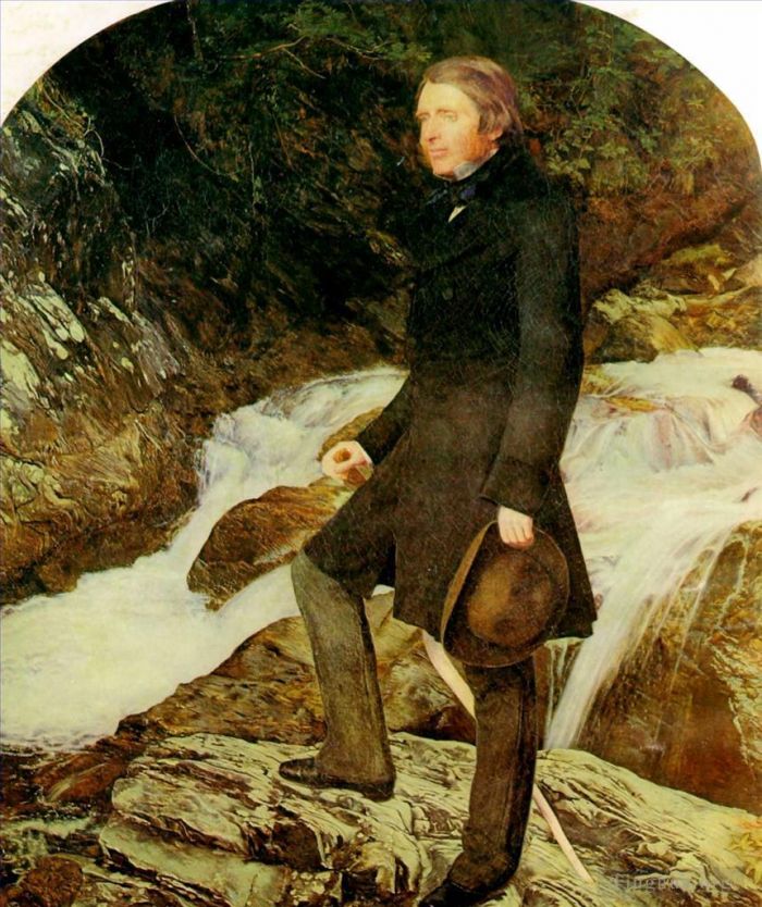 John Everett Millais Ölgemälde - Porträt von John Ruskin
