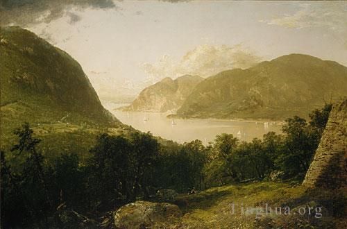 John Frederick Kensett Ölgemälde - Hudson River-Szene
