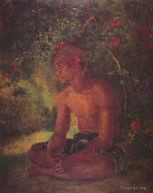 John LaFarge Werk - Maua ein Samoaner
