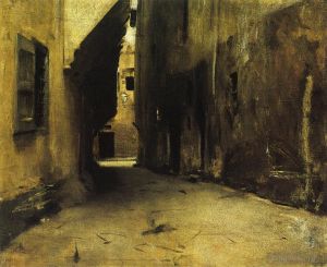 John Singer Sargent Werk - Eine Straße in Venedig2