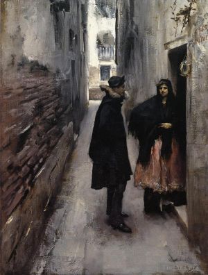 John Singer Sargent Werk - Eine Straße in Venedig