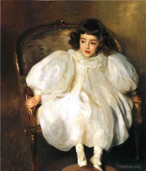 John Singer Sargent Werk - Erwartung, auch bekannt als Porträt von Frances Winifred Hill