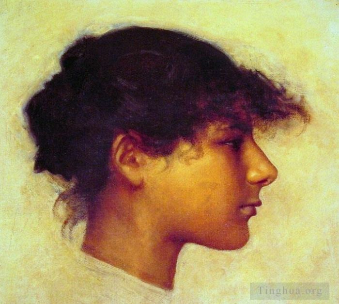John Singer Sargent Ölgemälde - Kopf von Ana Capril Mädchenporträt