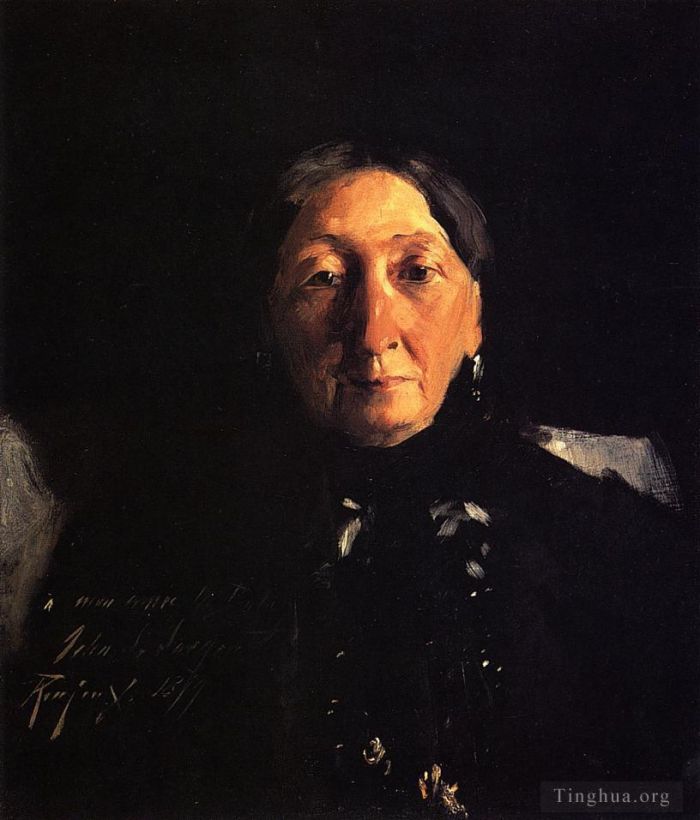 John Singer Sargent Ölgemälde - Porträt von Madame Fraancois Buloz