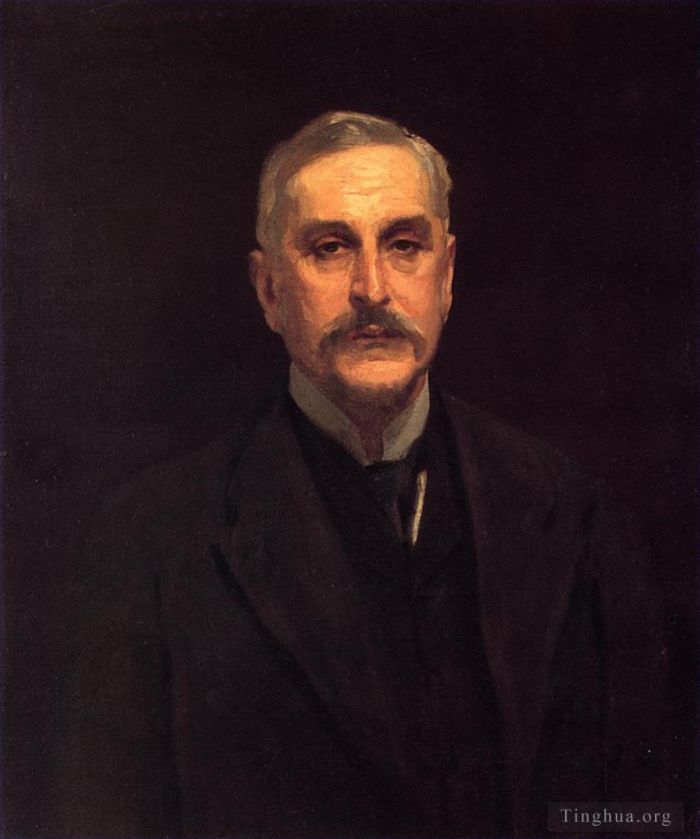 John Singer Sargent Ölgemälde - Porträt von Oberst Thomas Edward Vickers