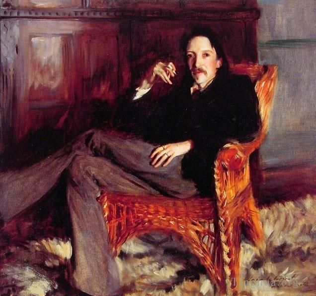 John Singer Sargent Ölgemälde - Robert Louis Stevenson
