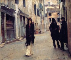 John Singer Sargent Werk - Straße in Venedig