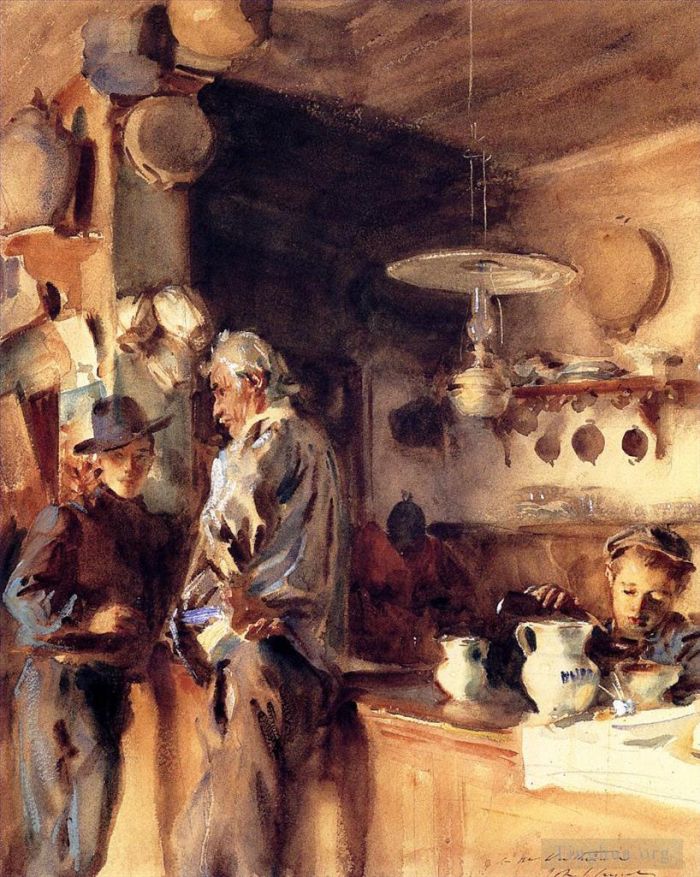 John Singer Sargent Andere Malerei - Ein spanisches Interieur