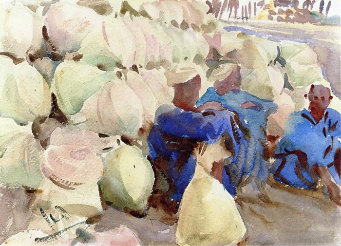 John Singer Sargent Andere Malerei - Ägyptische Wasserkrüge