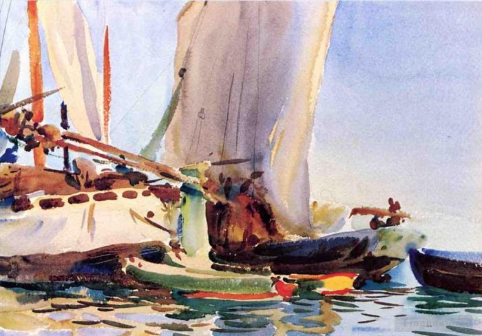 John Singer Sargent Andere Malerei - Giudecca-Boot