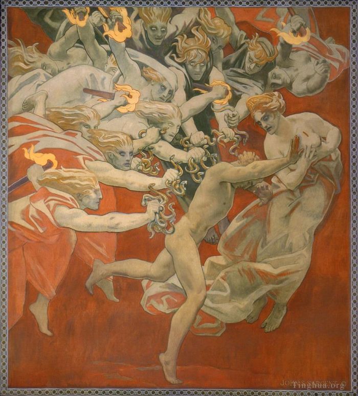 John Singer Sargent Andere Malerei - Orestes, verfolgt von den Furien