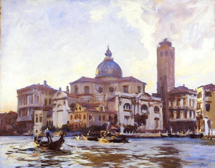 John Singer Sargent Andere Malerei - Palazzo Labia und San Geremia Venedig
