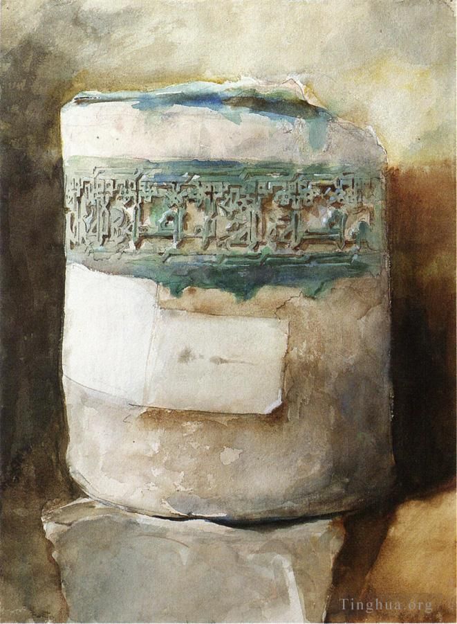John Singer Sargent Andere Malerei - Persisches Artefakt mit Fayence-Dekoration