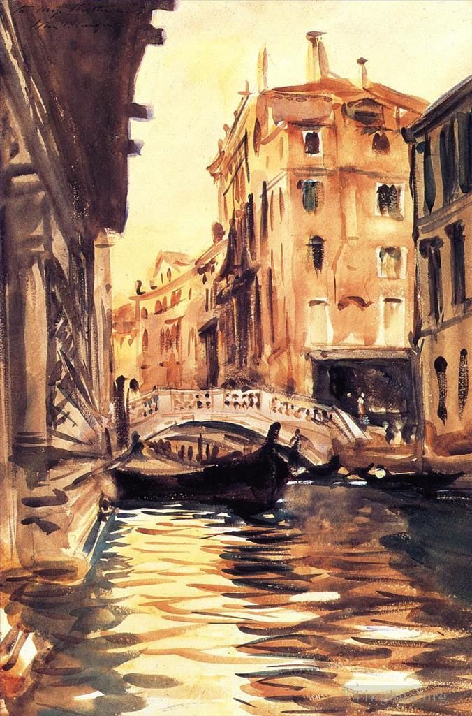 John Singer Sargent Andere Malerei - Ponte della Canonica