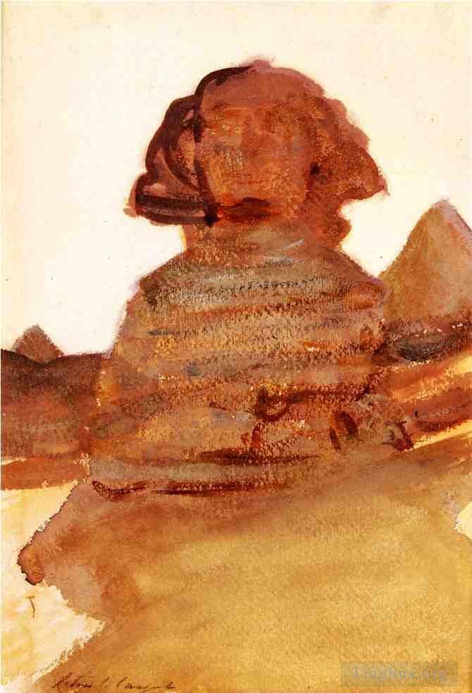 John Singer Sargent Andere Malerei - Die Sphinx