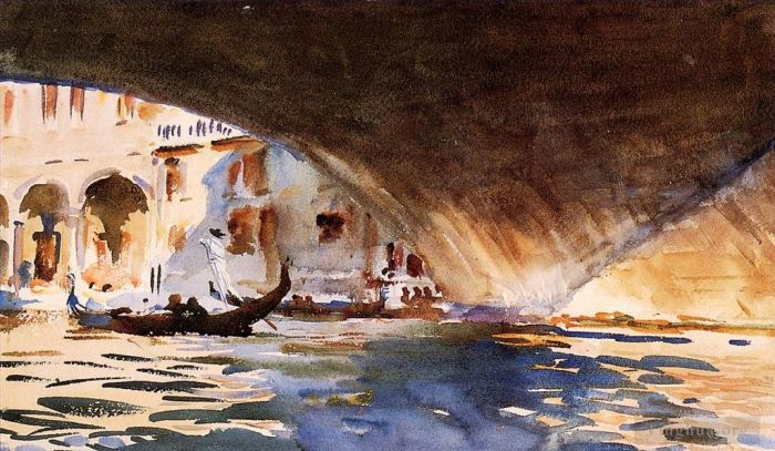 John Singer Sargent Andere Malerei - Unter der Rialtobrücke