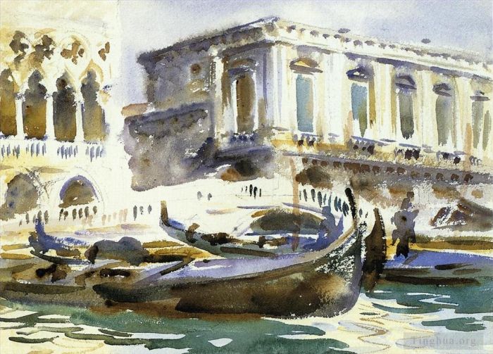 John Singer Sargent Andere Malerei - Venedig Das Gefängnisboot