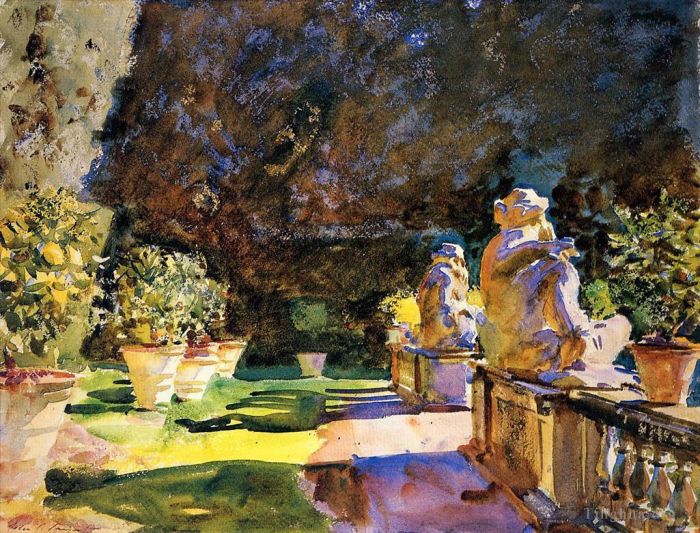 John Singer Sargent Andere Malerei - Villa di Marlia Lucca