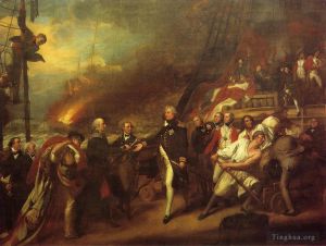 John Singleton Copley Werk - Der Sieg von Lord Duncan, auch bekannt als Kapitulation des niederländischen Admirals De Winter