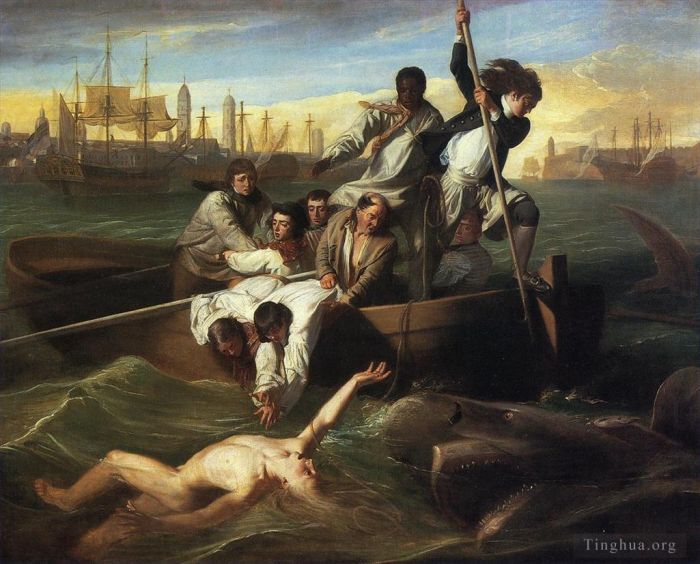 John Singleton Copley Ölgemälde - Watson und der Hai