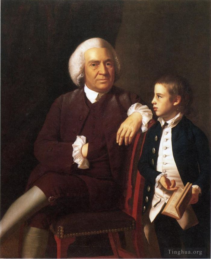 John Singleton Copley Ölgemälde - William Vassall und sein Sohn Leonard