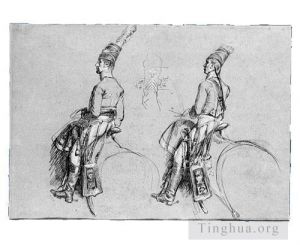 John Singleton Copley Werk - Zwei Reiterfiguren