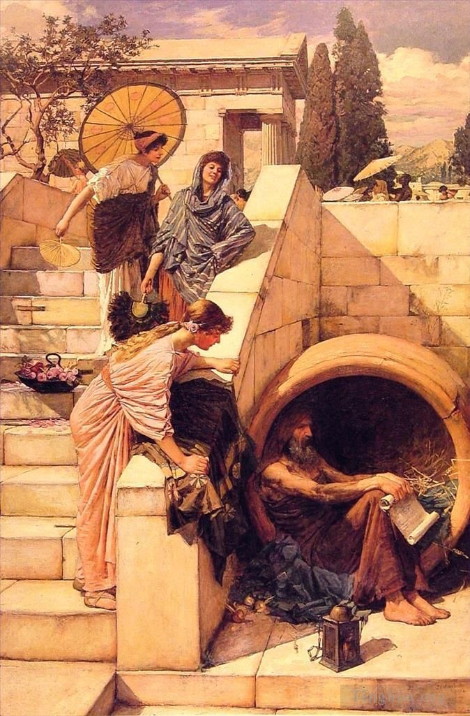 John William Waterhouse Ölgemälde - Diogenes
