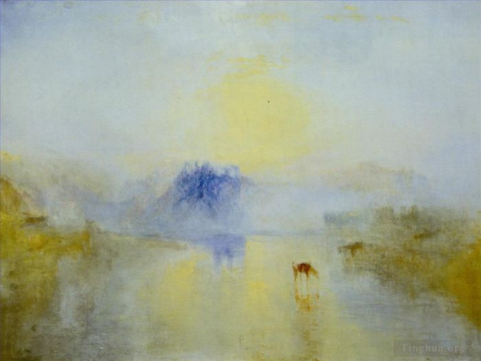 Joseph Mallord William Turner Ölgemälde - 4 Norham Castle Sunrise Turner
