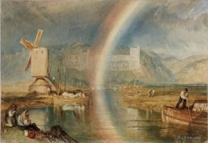 Joseph Mallord William Turner Werk - Arundel Castle mit Regenbogendetail Turner