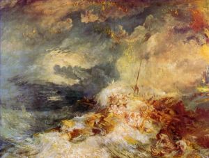 Joseph Mallord William Turner Werk - Feuer bei Sea Turner