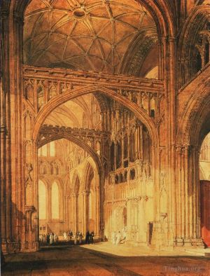 Joseph Mallord William Turner Werk - Innenraum der Kathedrale von Salisbury