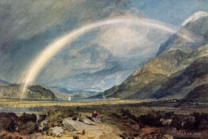Joseph Mallord William Turner Werk - Kilchern Castle mit den Cruchan Ben Mountains Schottland Mittag