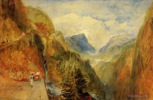 Joseph Mallord William Turner Werk - Mont Blanc vom Fort Roch Val dAosta