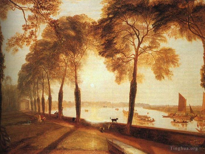 Joseph Mallord William Turner Ölgemälde - Mortlake Terrace 1826