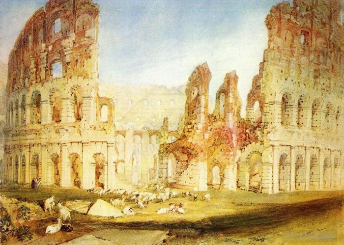 Joseph Mallord William Turner Ölgemälde - Rom Das Kolosseum