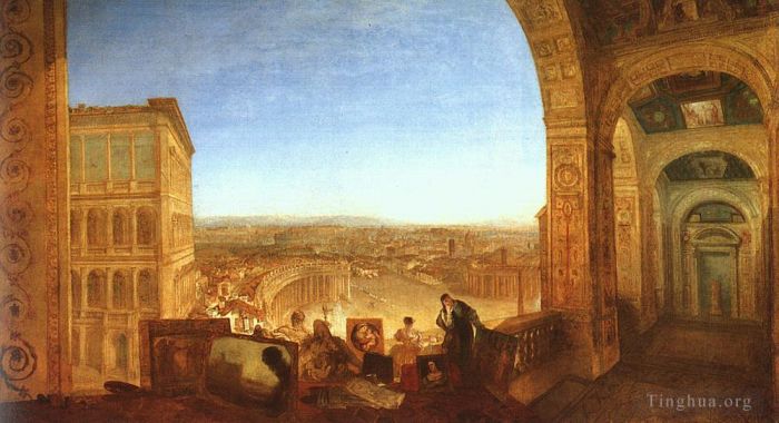 Joseph Mallord William Turner Ölgemälde - Rom aus dem Vatikan 1820