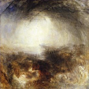 Joseph Mallord William Turner Werk - Schatten und Dunkelheit Der Abend von The Deluge Turner