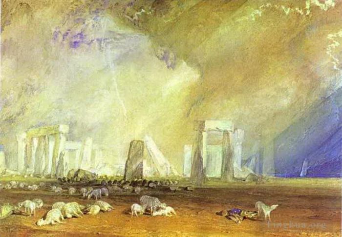 Joseph Mallord William Turner Ölgemälde - Stonehenge Turner