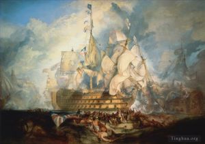 Joseph Mallord William Turner Werk - Die Schlacht von Trafalgar Turner
