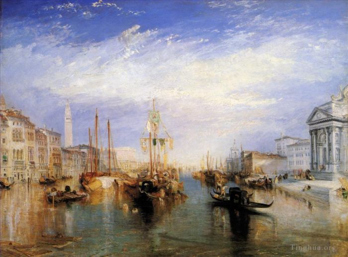 Joseph Mallord William Turner Ölgemälde - Der Canal Grande Venedig