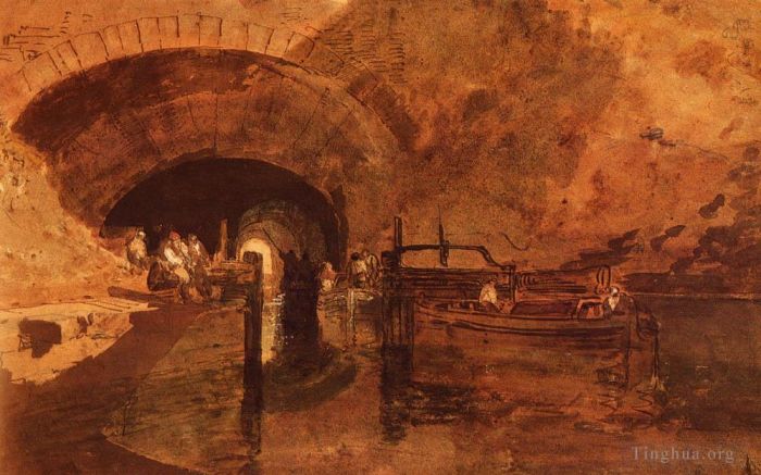 Joseph Mallord William Turner Andere Malerei - Ein Kanaltunnel in der Nähe von Leeds