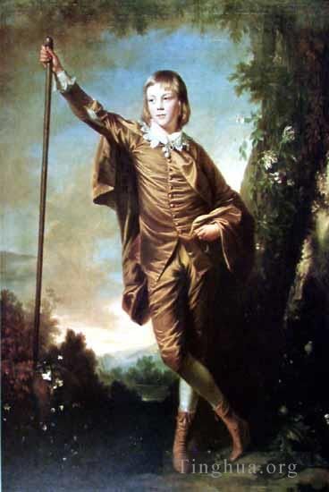 Sir Joshua Reynolds Ölgemälde - Brauner Junge
