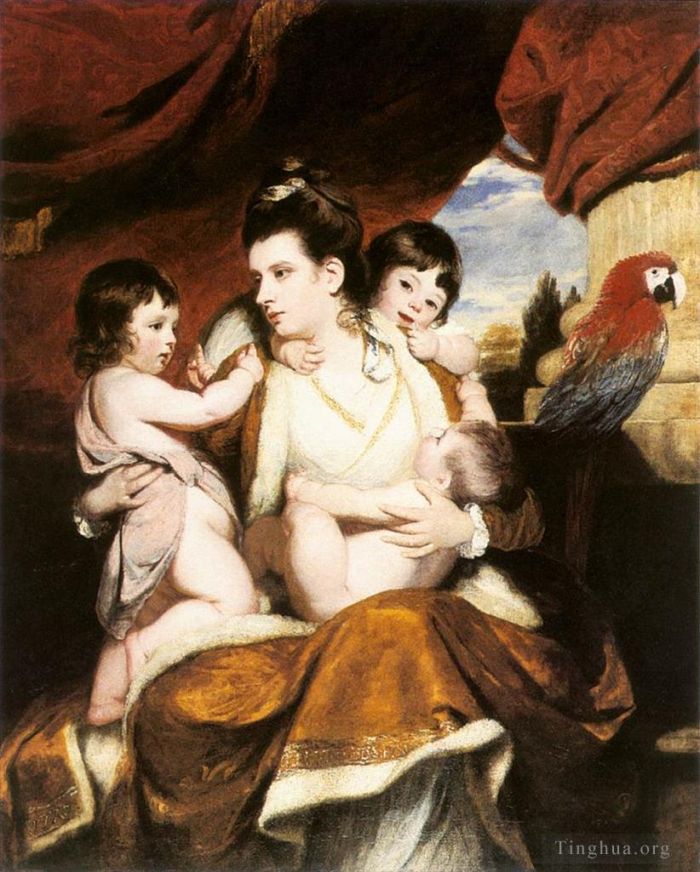 Sir Joshua Reynolds Ölgemälde - Lady Cockburn und ihre dreiältesten Söhne