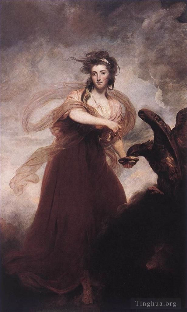 Sir Joshua Reynolds Ölgemälde - Frau Musters als Hebe