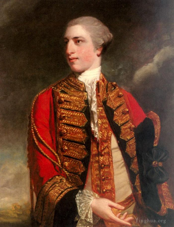 Sir Joshua Reynolds Ölgemälde - Porträt von Charles Fitzroy