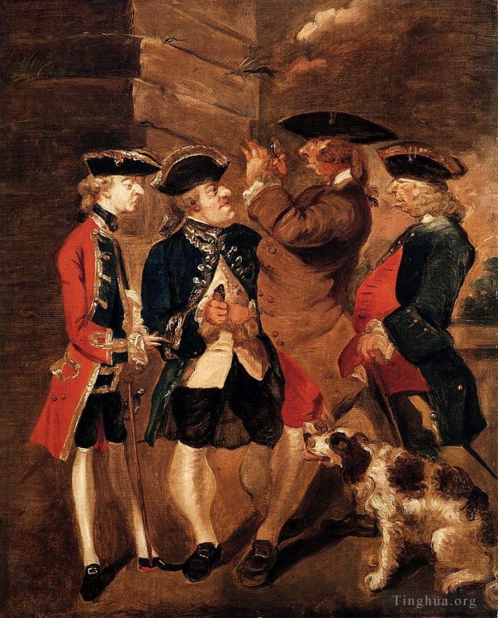Sir Joshua Reynolds Ölgemälde - Porträt von Charles Turner Sir William Lowther