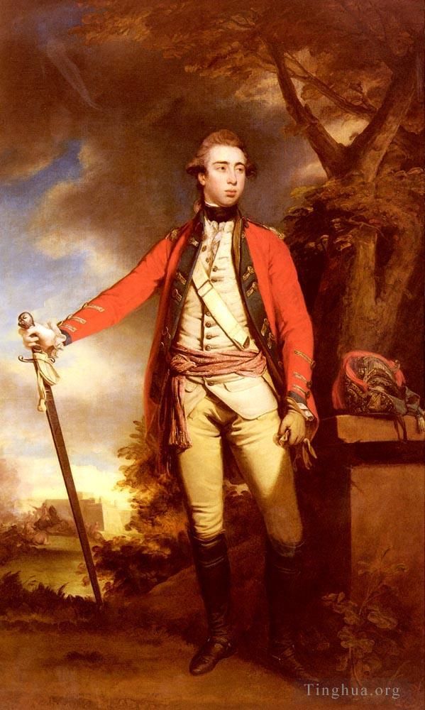Sir Joshua Reynolds Ölgemälde - Porträt von George Townshend Lord Ferrers