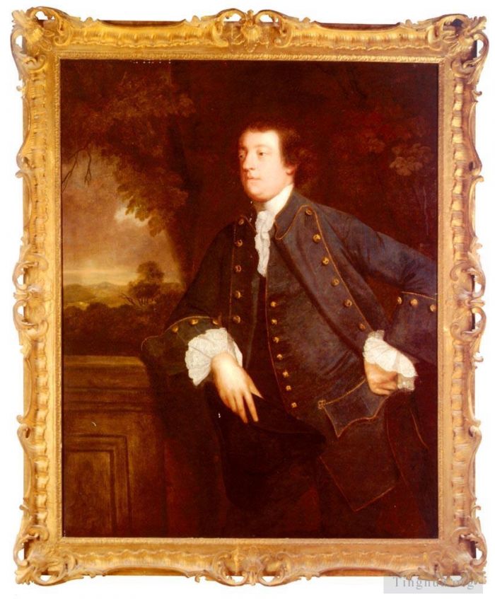 Sir Joshua Reynolds Ölgemälde - Porträt von Sir William Lowther 3. Bt
